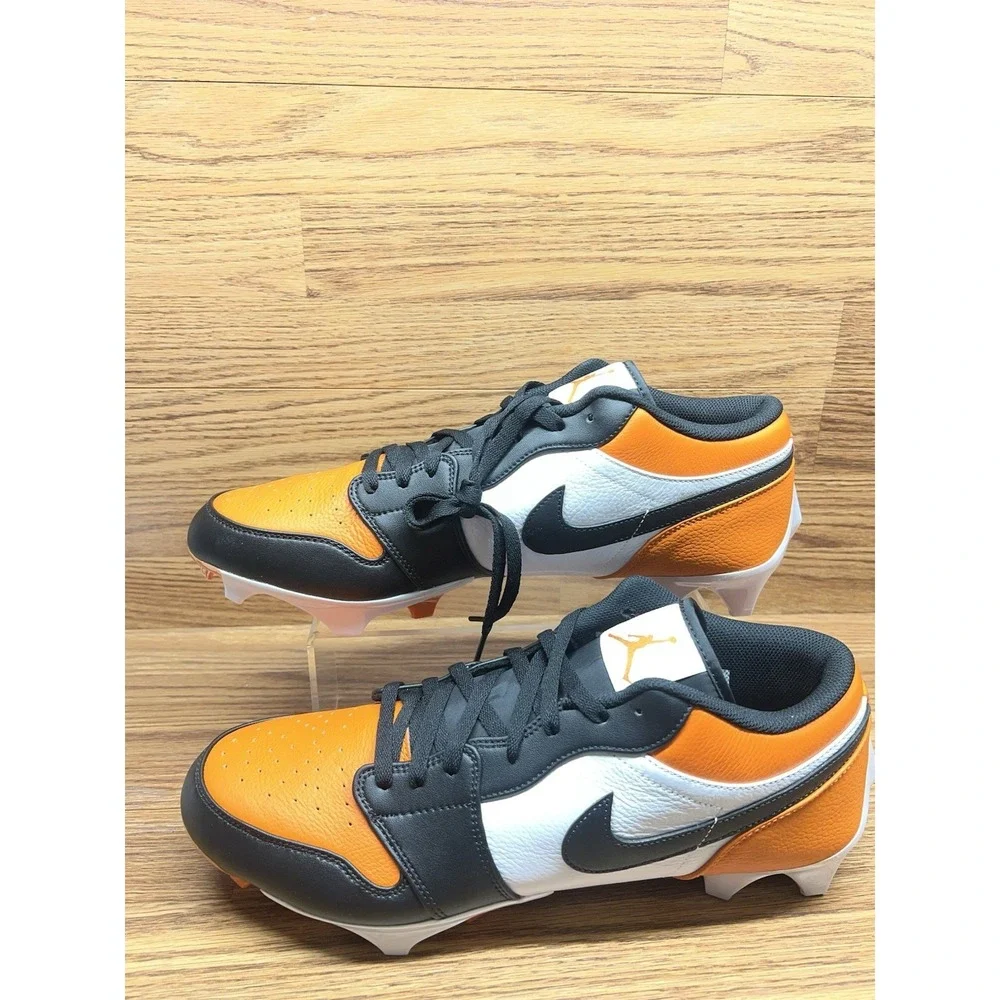 Air Jordan 1 Low TD Shattered Backboard Football Cleats Men's Size 16 FJ6245-801